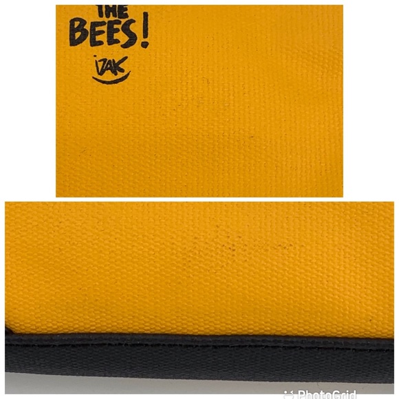 Izak Yellow Save the Bees Small Crossbody Purse - Picture 15 of 16